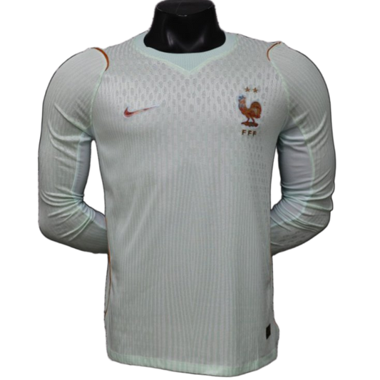 France 2026/27 Away Jersey – Player Version – Long Sleeve – Green