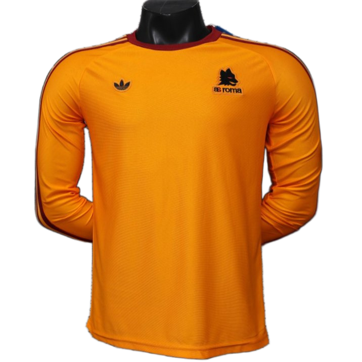 Roma 2026 Jersey – Player Version – Special Edition – Long Sleeve – Orange – As X Adidas Originals