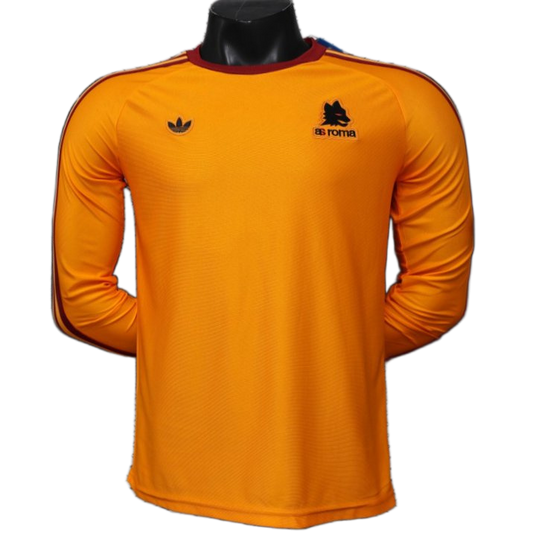 Roma 2026 Jersey – Player Version – Special Edition – Long Sleeve – Orange – As X Adidas Originals