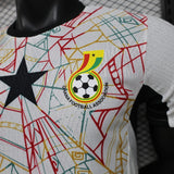 Ghana 2026 Jersey – Player Version – Special Edition – White – Multicolor Pattern