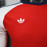 Arsenal 2026 Home Jersey – Player Version – Long Sleeve – Retro Version – White/Red
