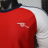 Arsenal 2026 Home Jersey – Player Version – Long Sleeve – Retro Version – White/Red