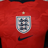 England 2026/27 Away Jersey – Player Version – Long Sleeve – Red