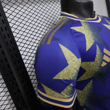 Argentina 2026 Jersey – Player Version – Special Edition – Blue/Gold – Afa Adidas Royal Star Print Champions