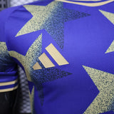 Argentina 2026 Jersey – Player Version – Special Edition – Blue/Gold – Afa Adidas Royal Star Print Champions
