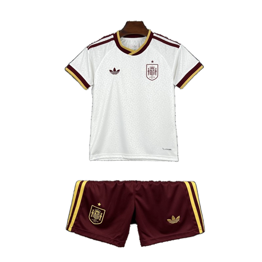 Spain 2026 World Cup Away Kids Kit