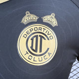 Deportivo Toluca FC New 2026/27 Away Jersey – Player Version – Black/Gold