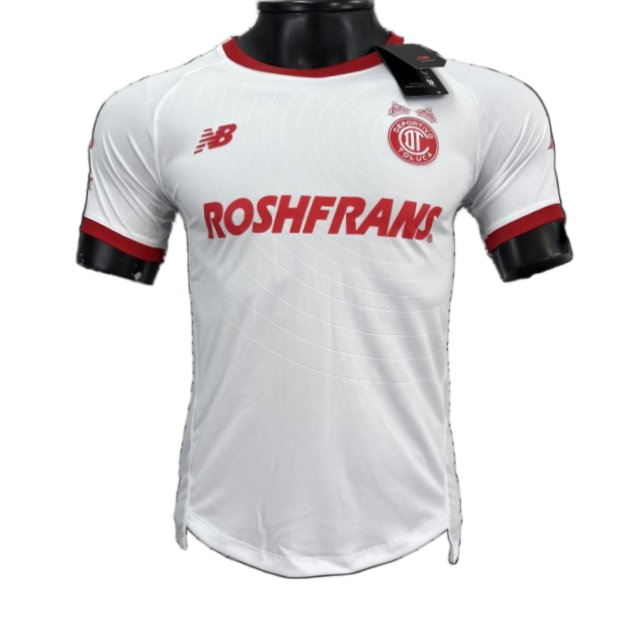 Deportivo Toluca FC New 2026/27 Away Jersey – Player Version – White/Red
