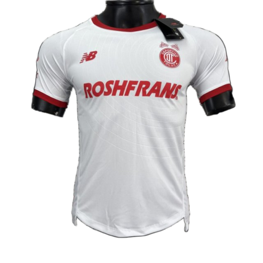 Deportivo Toluca FC New 2026/27 Away Jersey – Player Version – White/Red