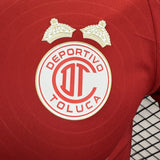 Deportivo Toluca FC New 2026/27 Home Jersey – Player Version – White/Red