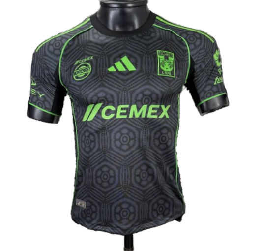 Tigres UANL 2025/26 Third Jersey – Player Version – Special Edition – Black