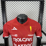Necaxa 2025/26 Away Jersey – Player Version – Red/Gold