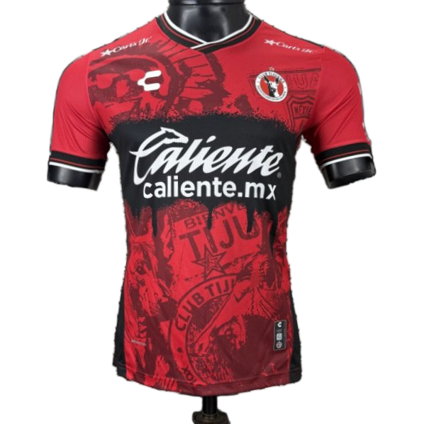 Tijuana 2025/26 Home Jersey – Player Version – Black/Red
