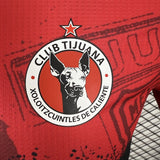 Tijuana 2025/26 Home Jersey – Player Version – Black/Red
