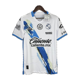 Puebla 2025/26 Home Jersey – Player Version – White/Blue