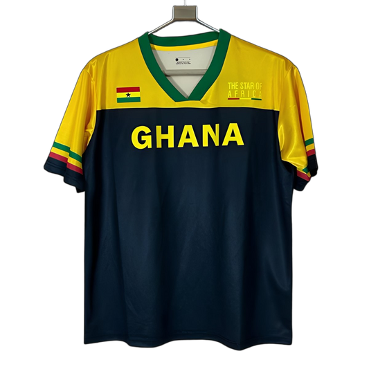 Ghana 2026 Jersey – Black/Yellow – Star Africa