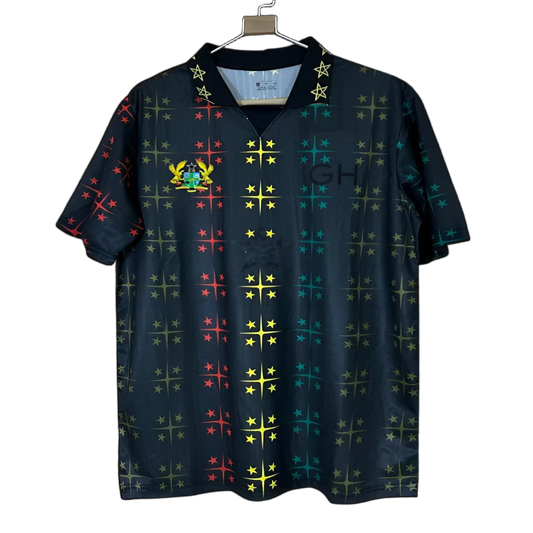 Ghana 2026 Jersey – Black – Heritage