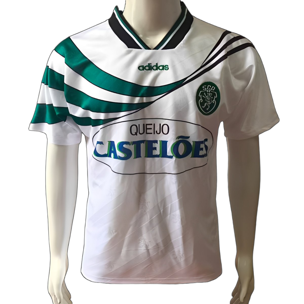 Sporting 1994 Away Jersey – Retro Version – White