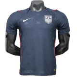 USA 2026 Away Jersey – Player Version – Blue/Navy – All Over Star Pattern
