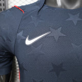 USA 2026 Away Jersey – Player Version – Blue/Navy – All Over Star Pattern