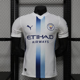 Manchester City 2026/27 Away Jersey – Player Version – White/Blue