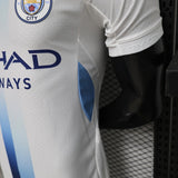 Manchester City 2026/27 Away Jersey – Player Version – White/Blue