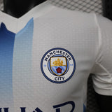 Manchester City 2026/27 Away Jersey – Player Version – White/Blue