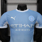 Manchester City 2026/27 Camisola principal – Versão jogador – Branco/Azul