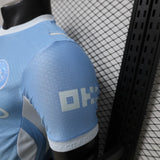 Manchester City 2026/27 Camisola principal – Versão jogador – Branco/Azul