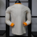 Bayern Munich 2026/27 Jersey – Player Version – Long Sleeve – White – Cream Vintage Remake