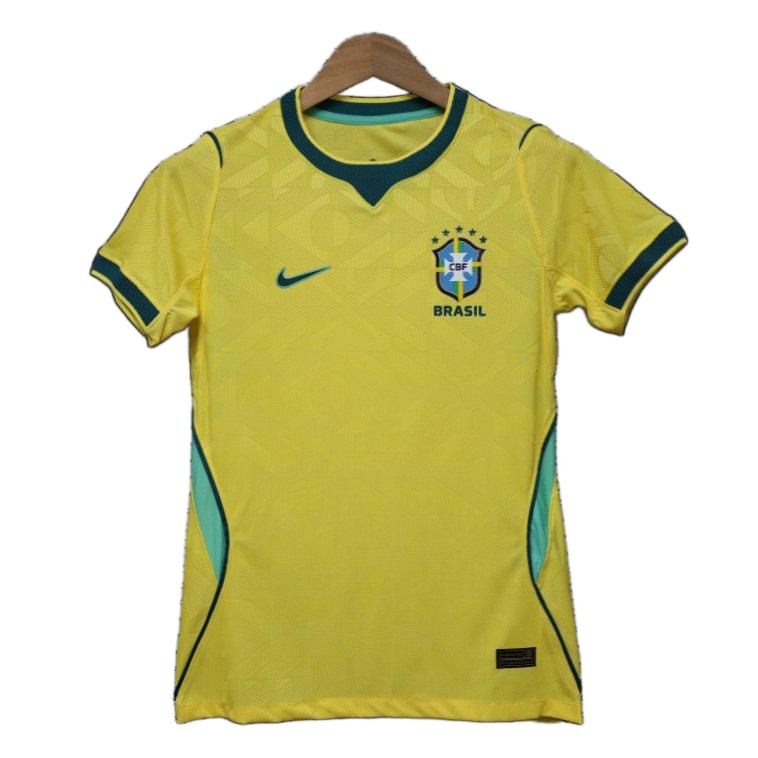 Brazil 2026 Home Jersey – Player Version – Women's – Green/Yellow
