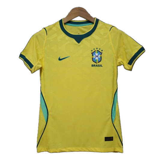 Brazil 2026 Home Jersey – Player Version – Women's – Green/Yellow