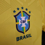 Brasil 2026 Camiseta local – Versión jugador – Femenina – Verde/Amarillo