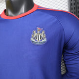 Newcastle United 2026/27 Away Jersey – Player Version – Long Sleeve – Retro Version – Blue