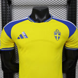 Sweden 2026 Home Jersey – Player Version – Blue/Yellow – Panel