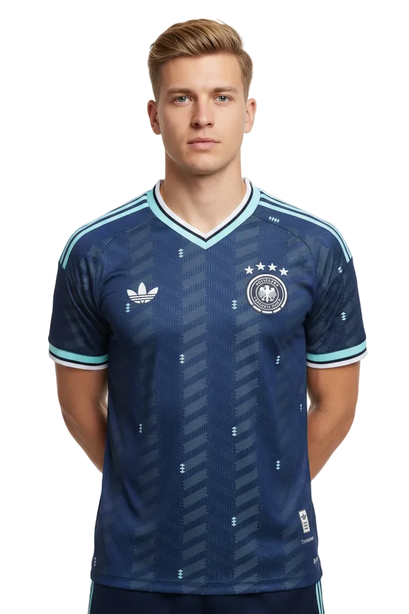 Germany 2026 Away Jersey – Player Version – Blue/Navy