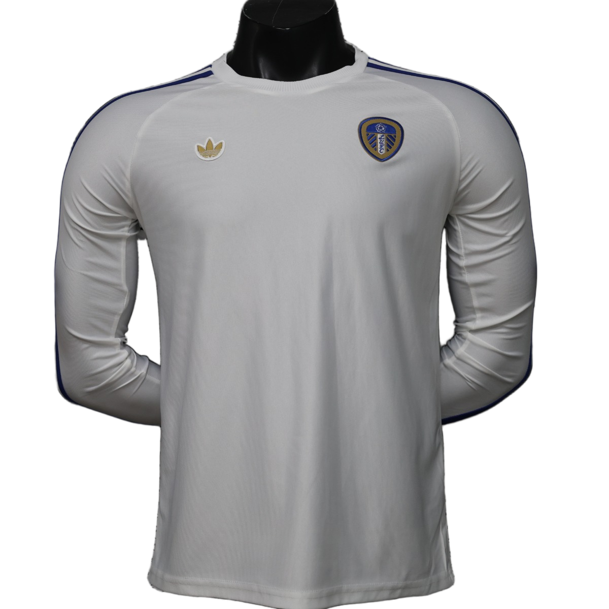 Leeds United 2025/26 Home Jersey – Player Version – Long Sleeve – White