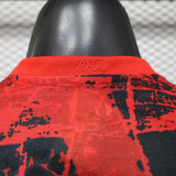Canada 2026 Home Jersey – Player Version – Black/Red – Grunge Print