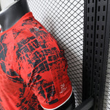 Canada 2026 Home Jersey – Player Version – Black/Red – Grunge Print