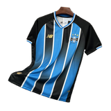 Grêmio 2026/27 Home Jersey – Blue/Black with V-Neck