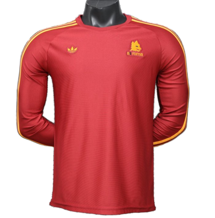 Roma 1984/85 Home Jersey – Player Version – Long Sleeve – Retro Version – Red