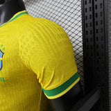 Brasil 2026 Camiseta local – Versión jugador – Edición especial – Amarillo