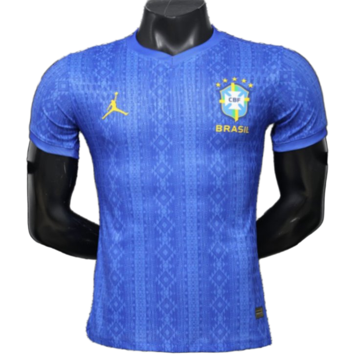 Brazil 2026 Away Jersey – Player Version – Special Edition – Blue