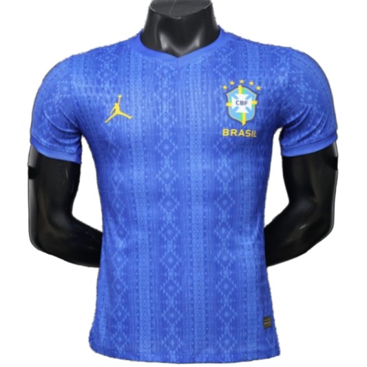 Brazil 2026 Away Jersey – Player Version – Special Edition – Blue