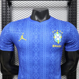 Brazil 2026 Away Jersey – Player Version – Special Edition – Blue