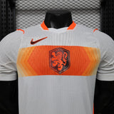 Netherlands 2026 Away Jersey – Player Version – White/Orange