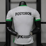 Atl Tico Nacional 2026/27 Away Jersey – Player Version – White/Green