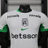 Atl Tico Nacional 2026/27 Away Jersey – Player Version – White/Green