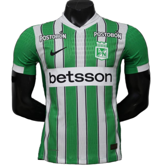 Atl Tico Nacional 2026/27 Home Jersey – Player Version – White/Green