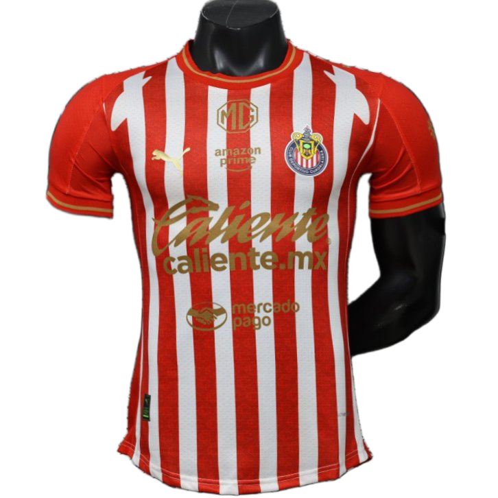Chivas 2026/27 Home Jersey – Player Version – White/Red